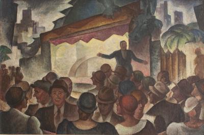 painting by Gregory Orloff titled Chicago World's Fair